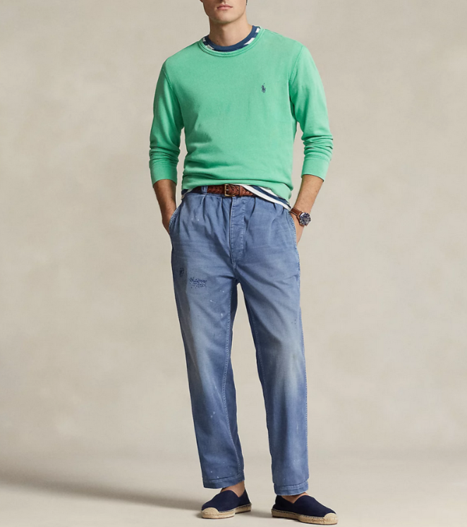 Polo Ralph Lauren  Cotton French Terry Sweatshirt MSRP $125