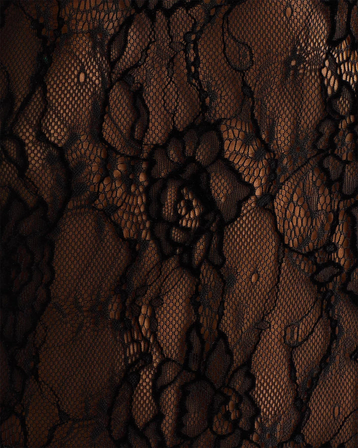 Good American Long Sleeve Lace Gown MSRP $189