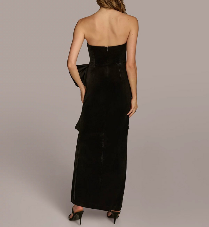 Donna Karan New York Women's Bow-Waist Sweetheart Gown MSRP $399