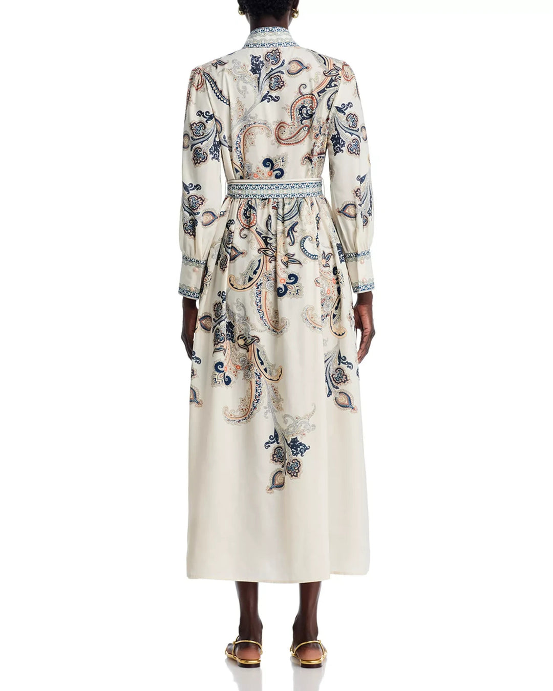 Nancy Yang Mandarin Collar Maxi Dress MSRP $207
