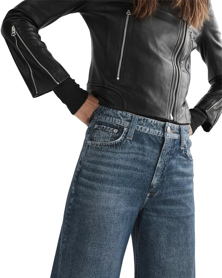 rag & bone Miramar Sofie Wide Leg Sweatpant Jeans MSRP $225