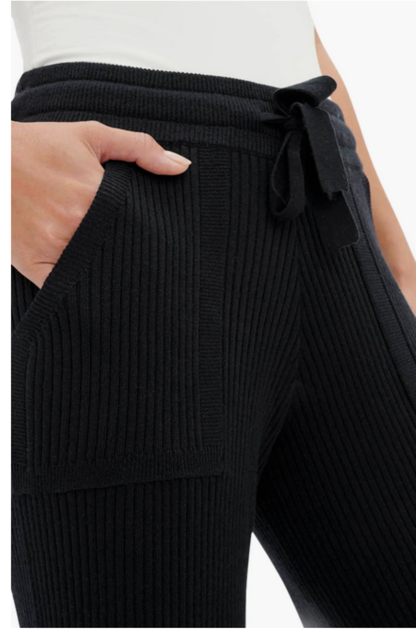 Splendid Georgie Ribbed Drawstring Pants MSRP $168