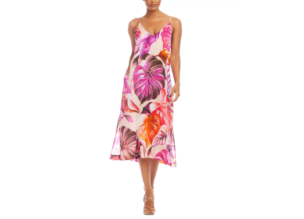 Karen Kane Side Slit Midi Dress MSRP $178