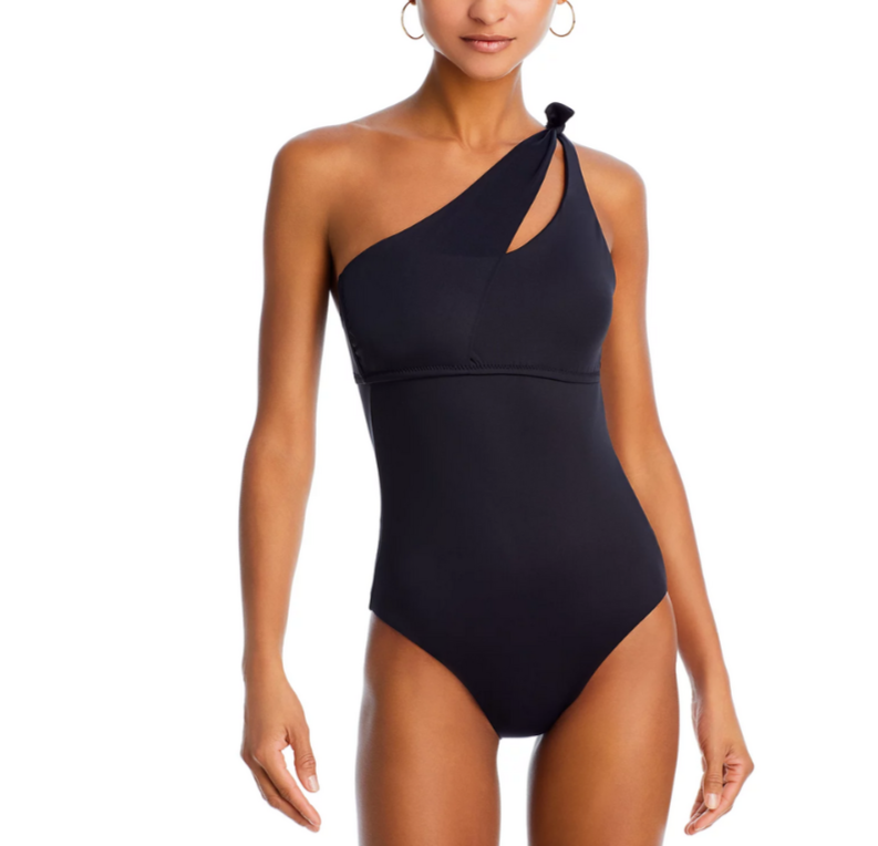 BECCA® Asymmetric Cutout One Piece Swimsuit MSRP $128