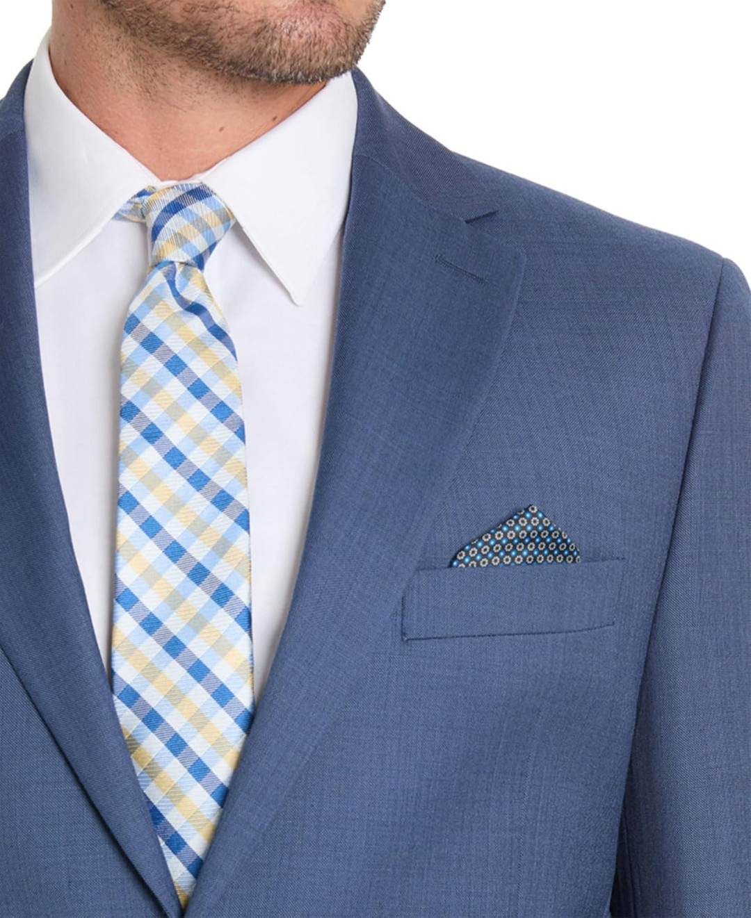 Lauren Ralph Lauren Men's Slim-Fit Sharkskin Wool-Blend Suit Jacket MSRP $450