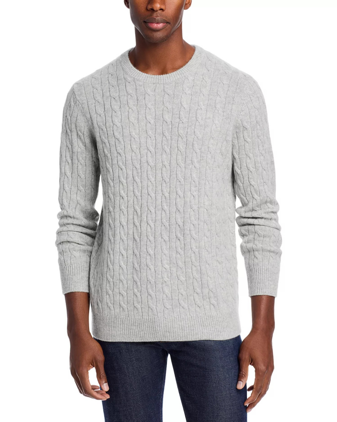 The Men's Store at Bloomingdale's Cashmere Cable Knit Sweater MSRP $228