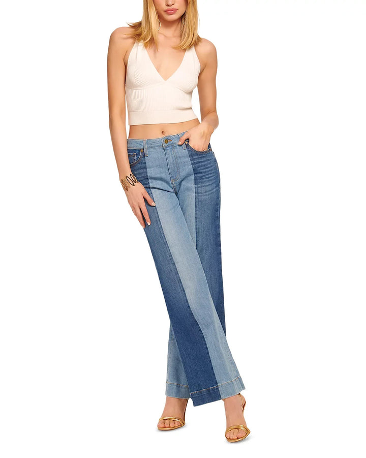 Ramy Brook Vinnie High Rise Wide Leg Jeans MSRP $345