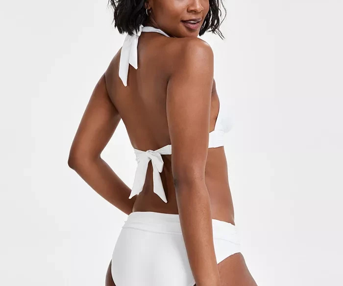 MICHAEL Michael Kors Halter Bikini Top MSRP $78