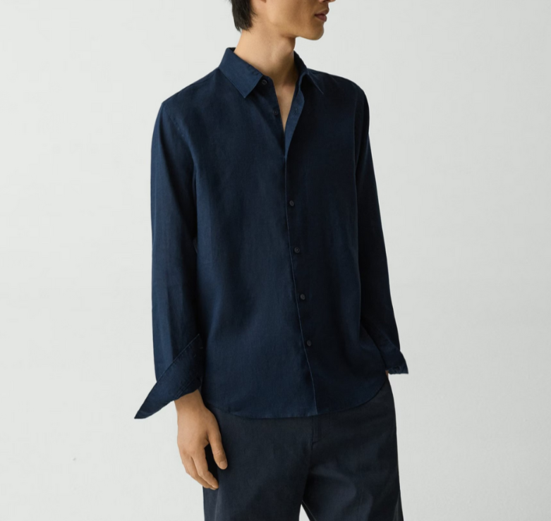 Theory Irving Shirt in Relaxed Linen MSRP $225