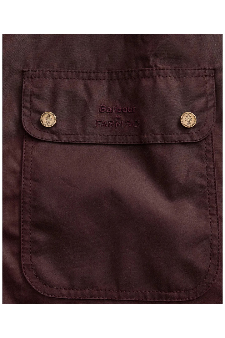Barbour X Farm Rio Thais Wax Jacket MSRP $720