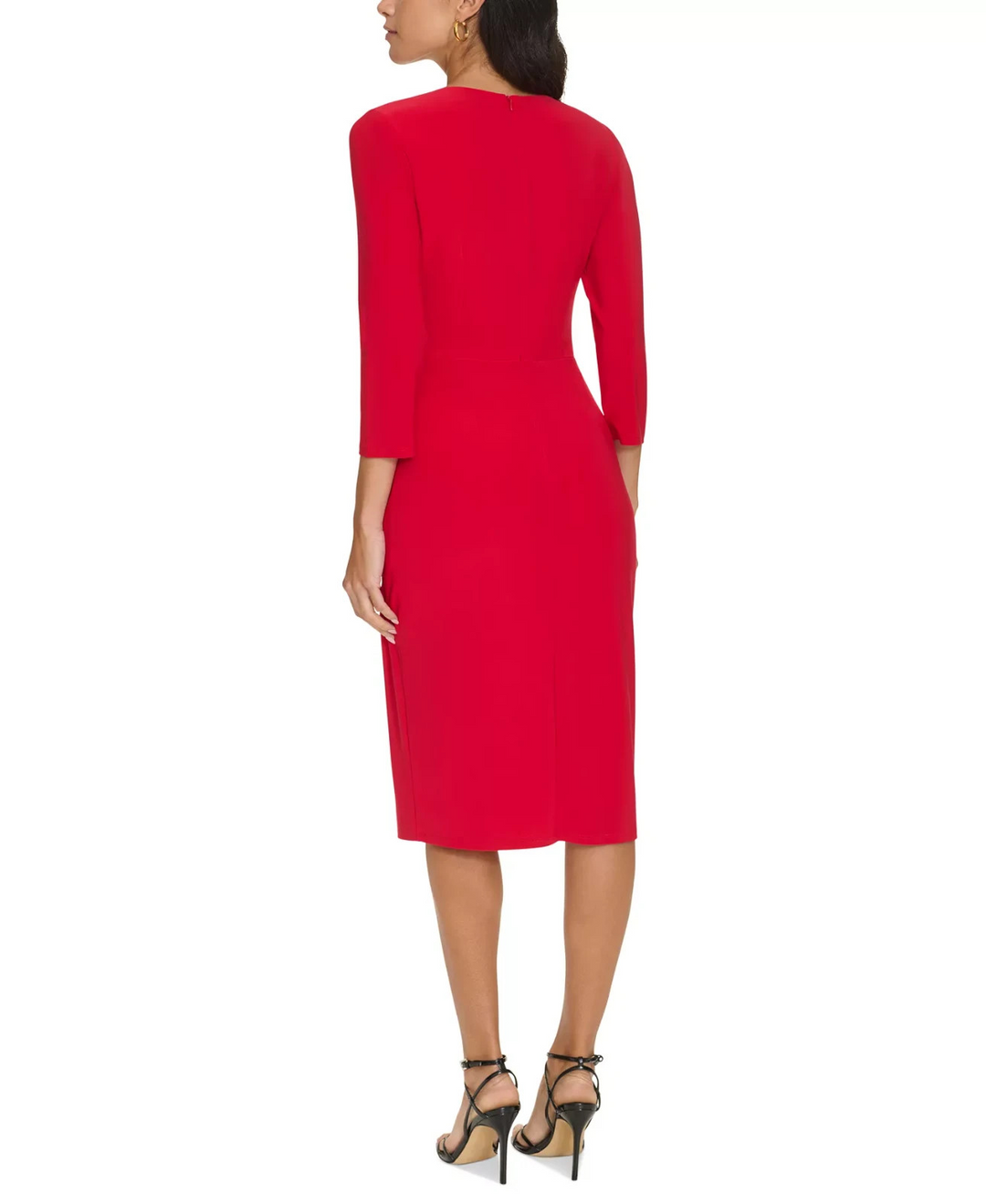 Jessica Howard Ruched Ruffled Sheath Dress MSRP $109
