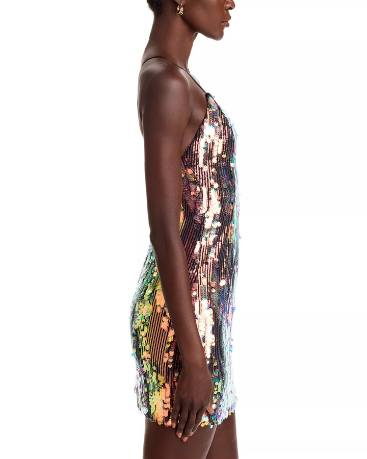 Ramy Brook Emerald Embellished Mini Dress MSRP $495