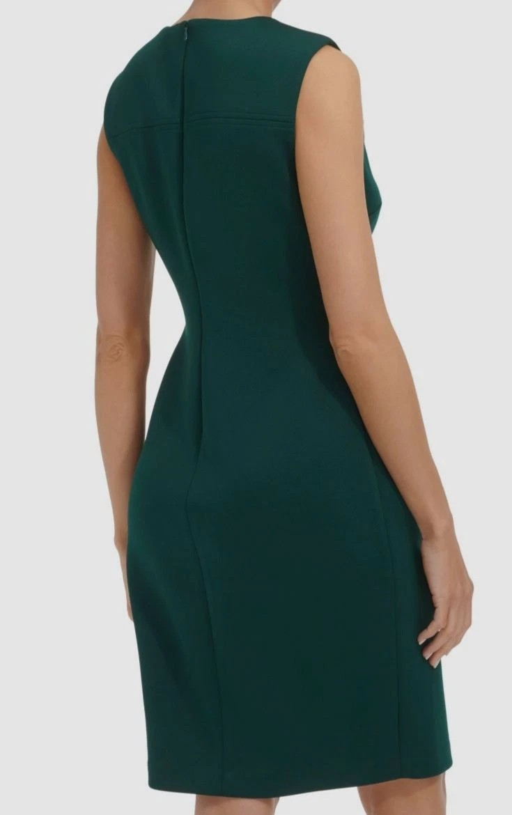 Tommy Hilfiger Colorblocked Asymmetrical Dress MSRP $99