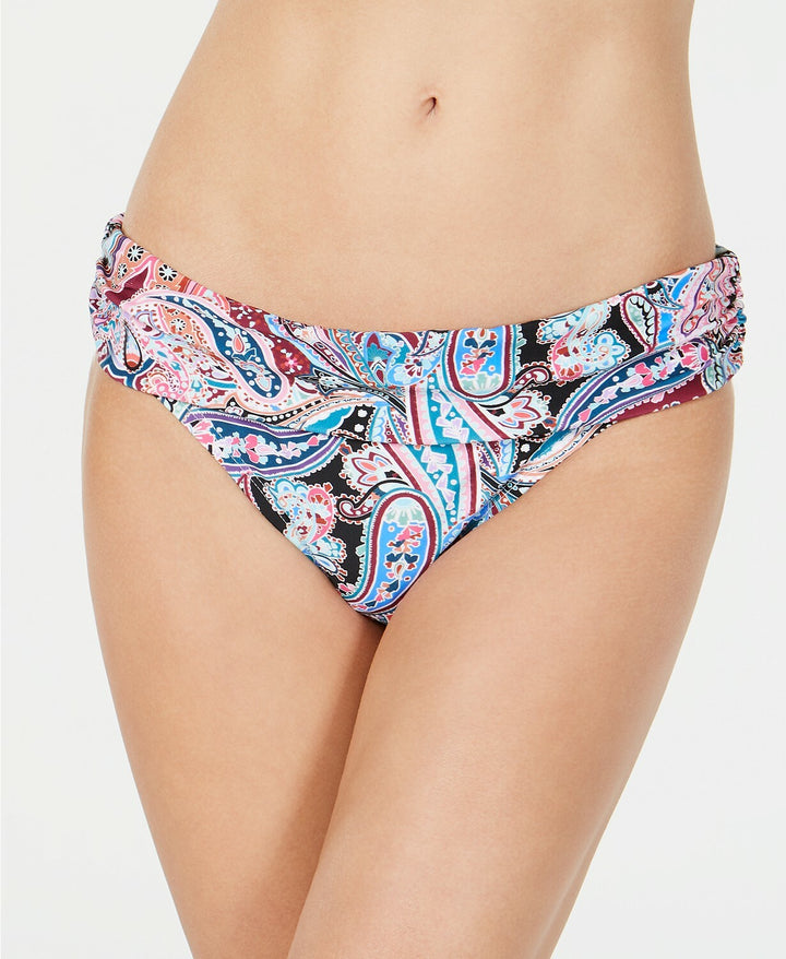 La Blanca Swirling Around Printed Bikini Bottoms $61