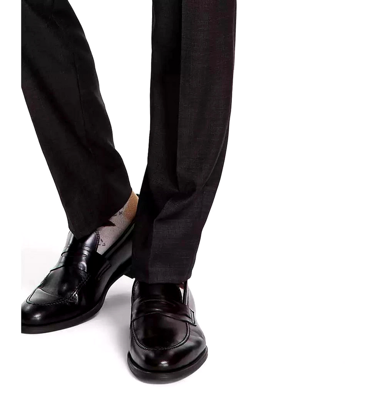 Calvin Klein Slim-Fit Wool-Blend Stretch Suit Pants MSRP $190