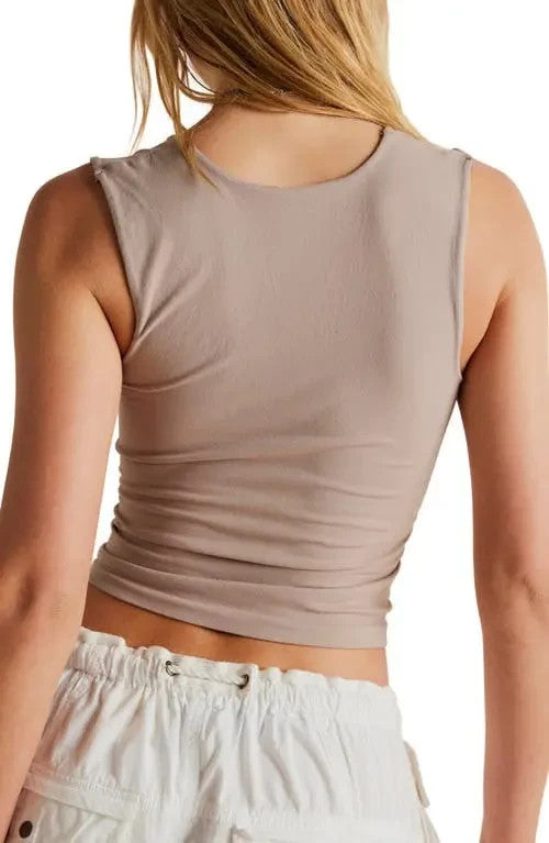 Free People clean lines seamless muscle fit camisole MSRP $40