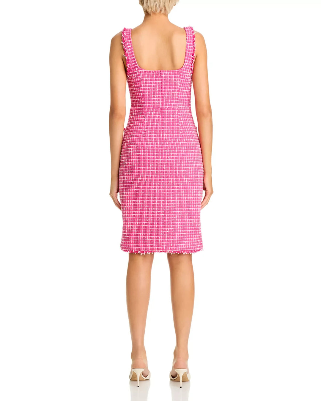 L'AGENCE Aya Sleeveless Midi Dress MSRP $595