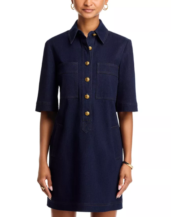 Veronica Beard Koulis Denim Dress MSRP $498