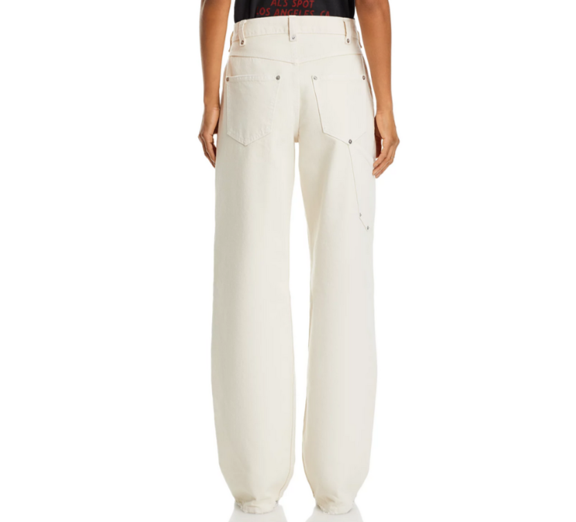 RE/DONE High Rise Straight Leg Jeans MSRP $375