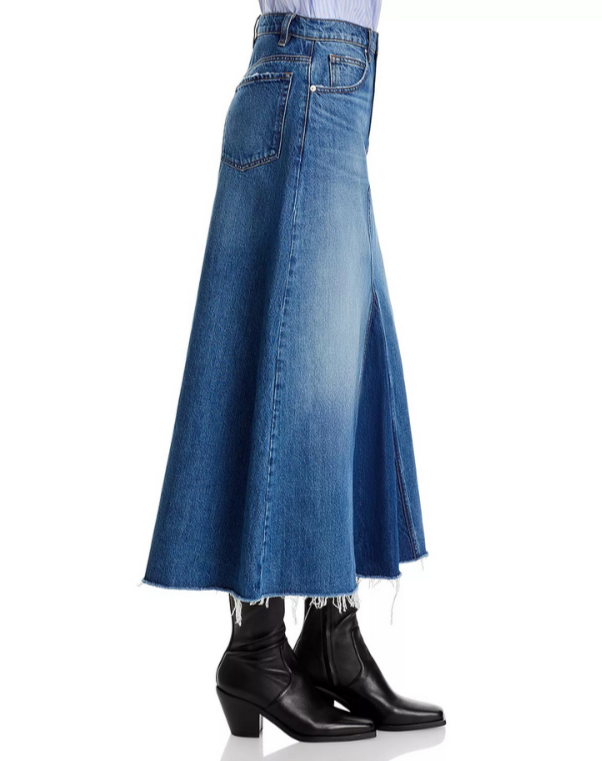 FRAME The Dorothy Denim Skirt MSRP $268