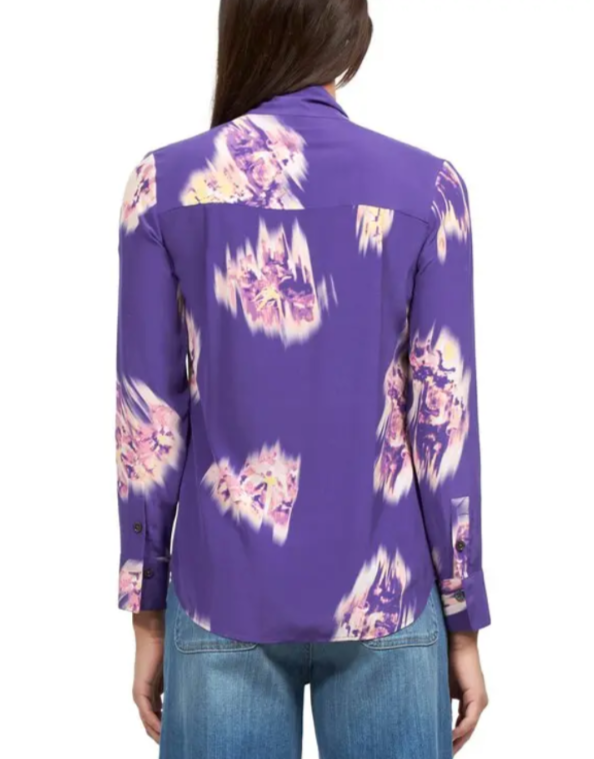 Equipment Miki Silk Tie Neck Blouse MSRP $275