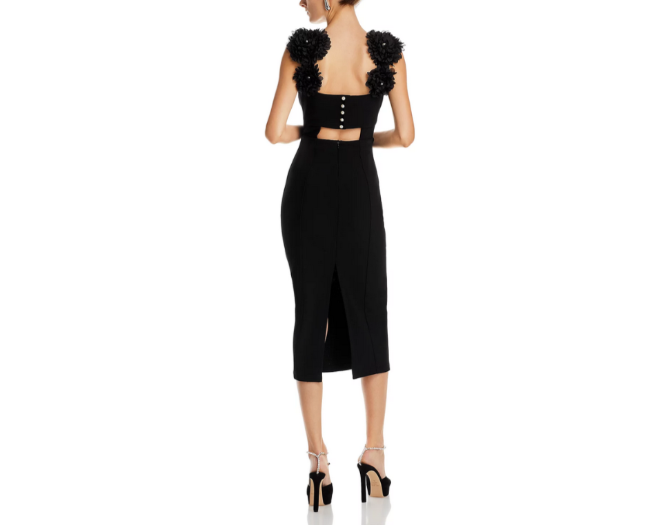 Elliatt Gabby Chrysanthemum Appliqué Dress MSRP $270