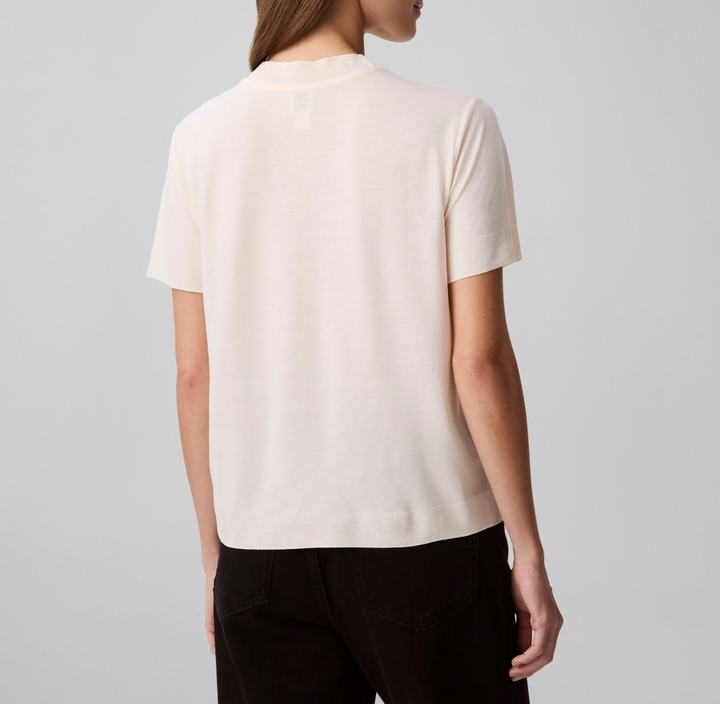 Calvin Klein Women's Fine-Knit Short Sleeve Top MSRP $69