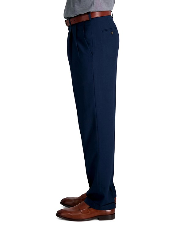 Haggar Men's Premium Comfort Stretch Classic-Fit Solid Dress Pants MSRP $70