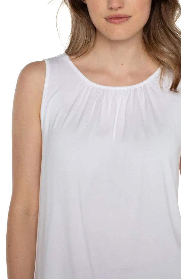 Liverpool Los Angeles A-Line Sleeveless Knit Top MSRP $44