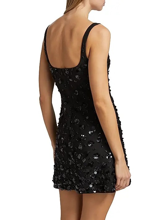 SIMKHAI Ziva Embellished Mini Dress MSRP $745