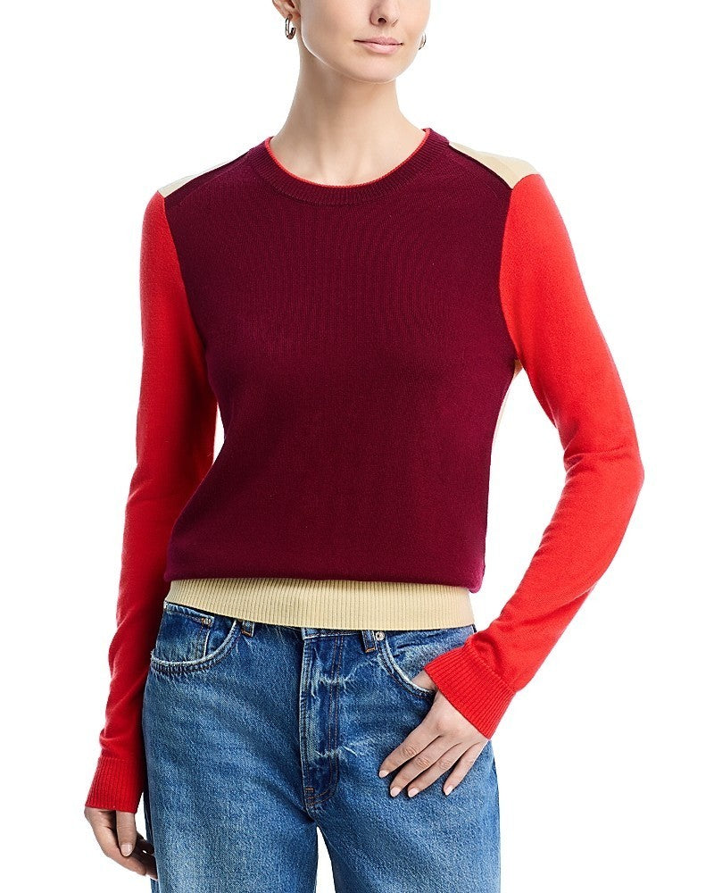 Rag & Bone Taron Colorblock Wool Sweater MSRP $358