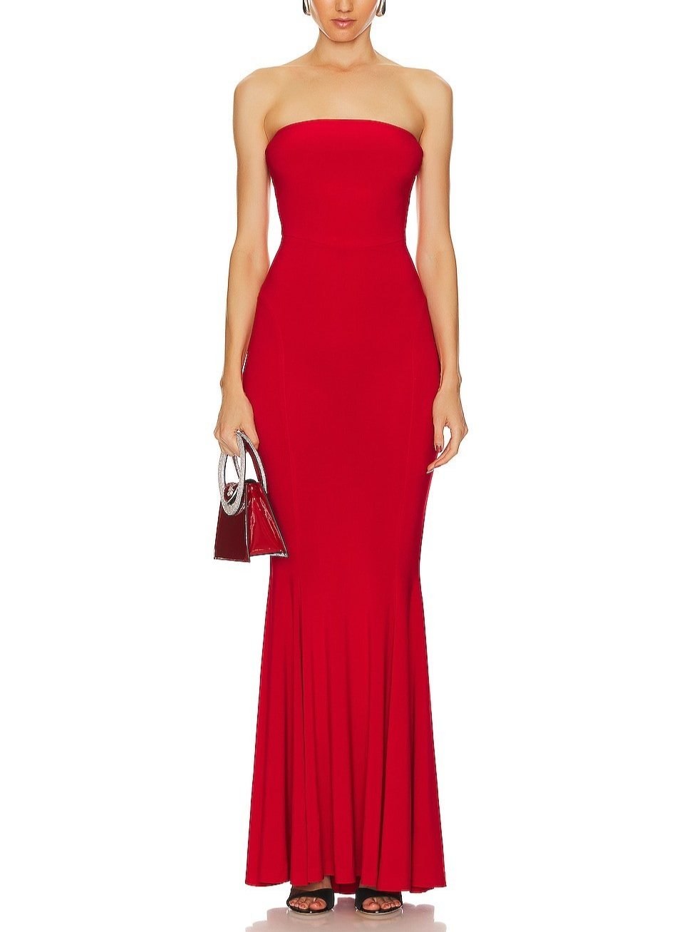 Norma Kamali Strapless Fishtail Gown MSRP $265