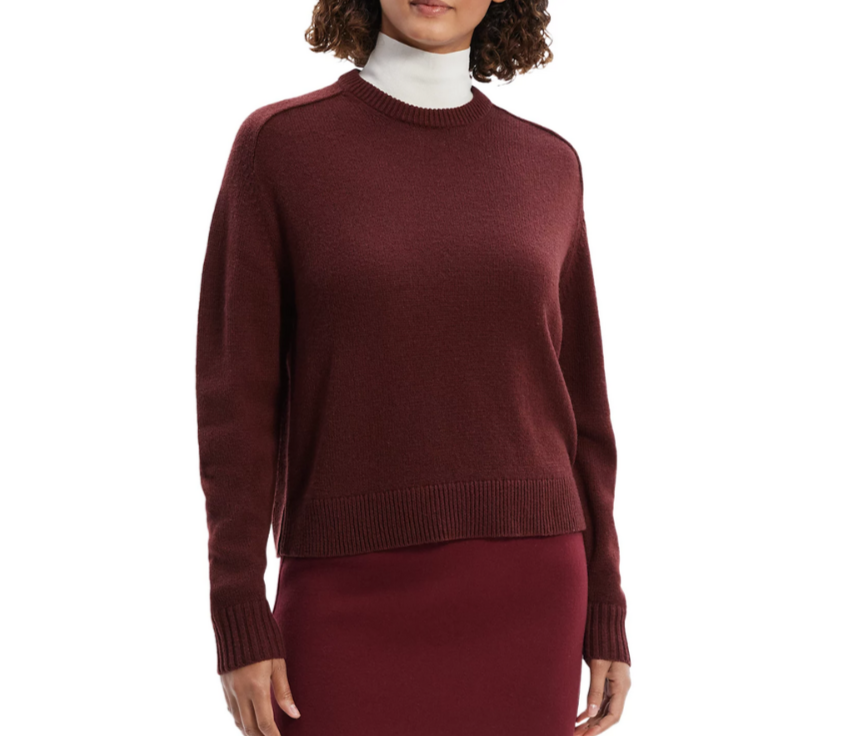 Theory Cashmere Cropped Sweater MSRP $345