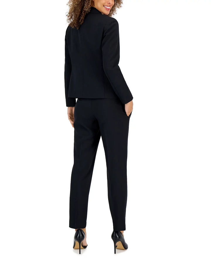 Le Suit Crepe One-Button Pantsuit MSRP $225
