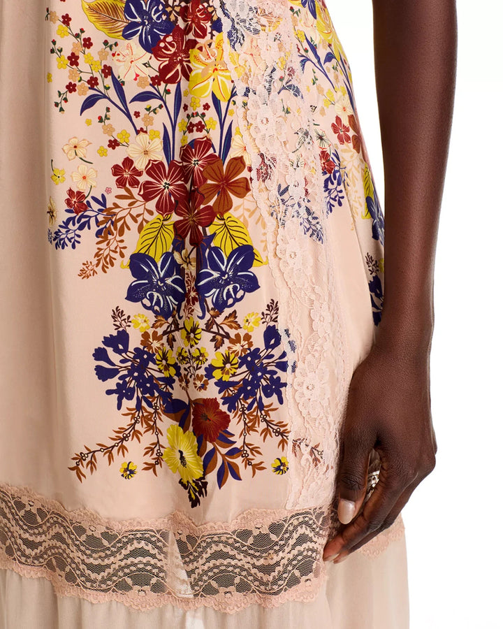 FARM Rio Floral Lace Slip Dress MSRP $260
