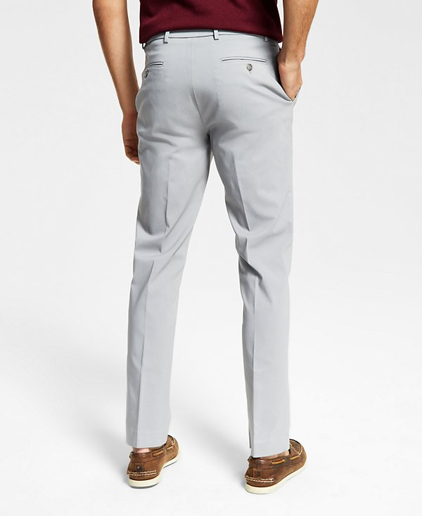 Tommy Hilfiger Men's Modern-Fit TH Flex Stretch Solid Performance Pants MSRP $95