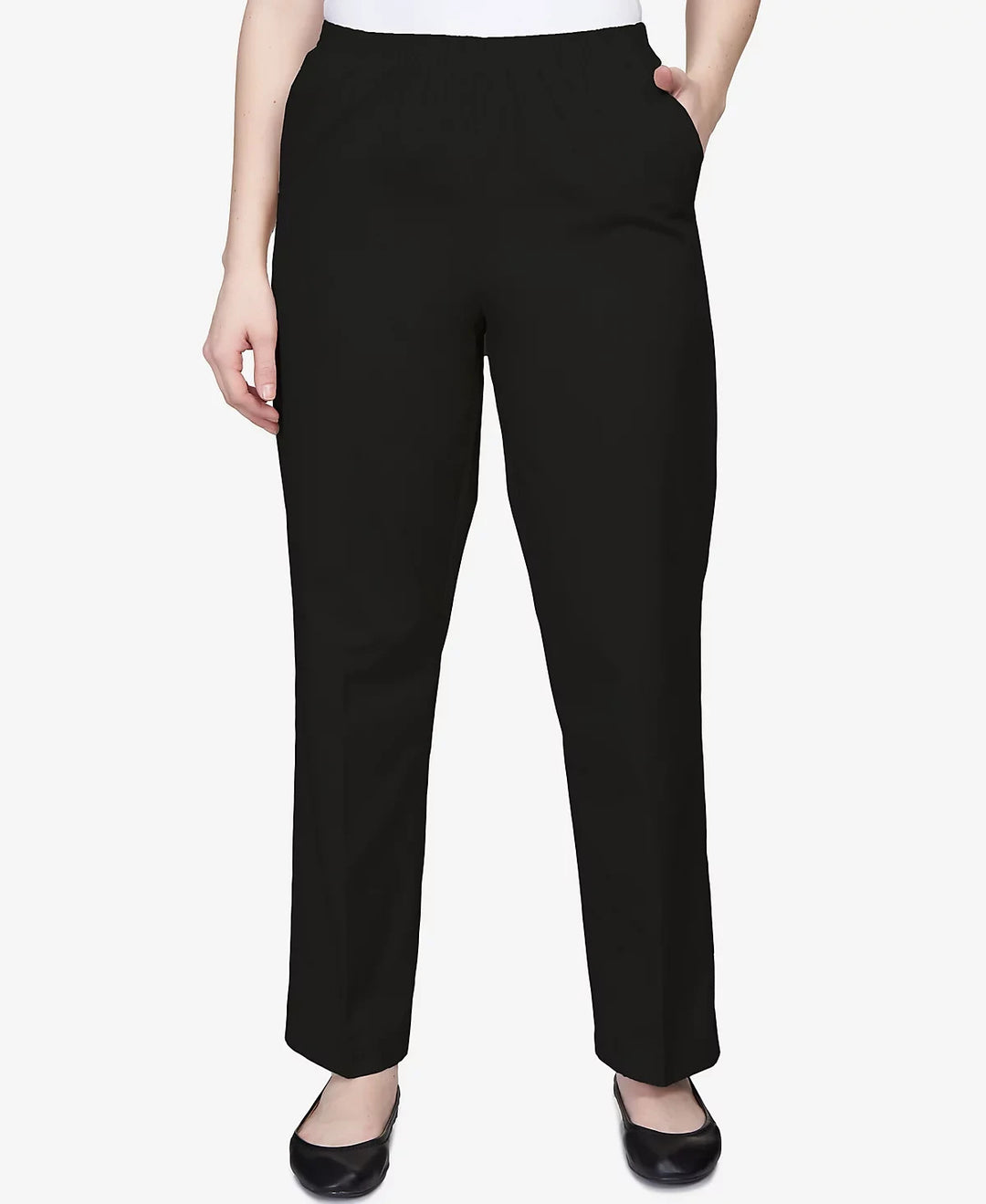 Alfred Dunner Classics Twill Pull-On Pants MSRP $44
