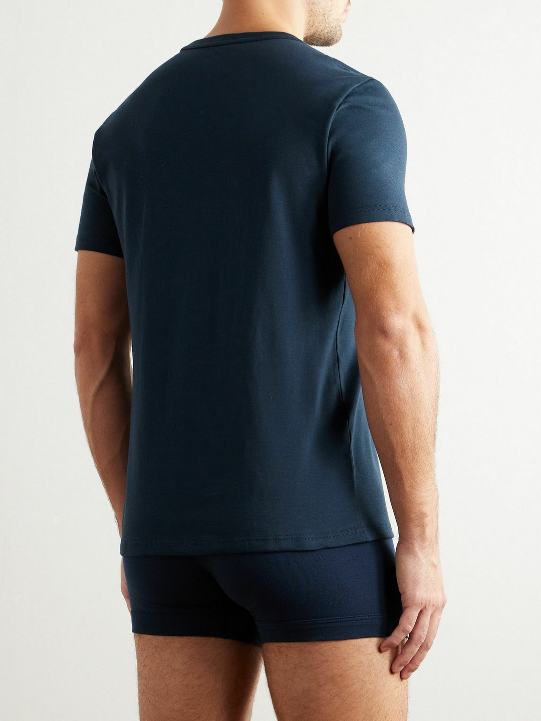 Tom Ford Cotton Blend Crewneck Tee MSRP $130