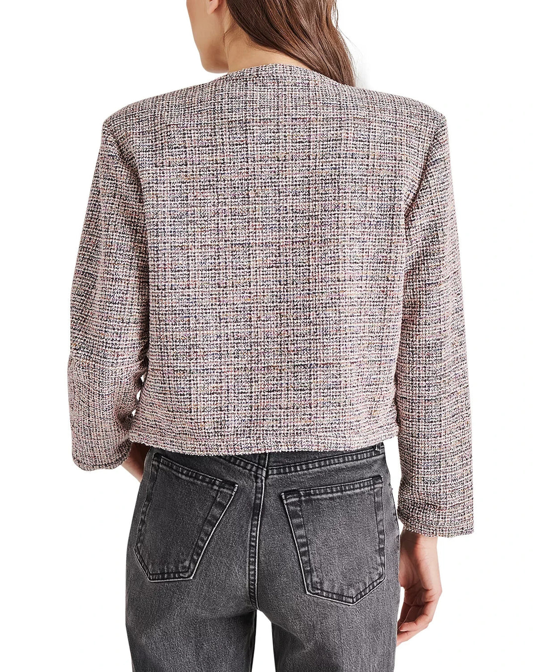STEVE MADDEN Manon Tweed Jacket MSRP $89