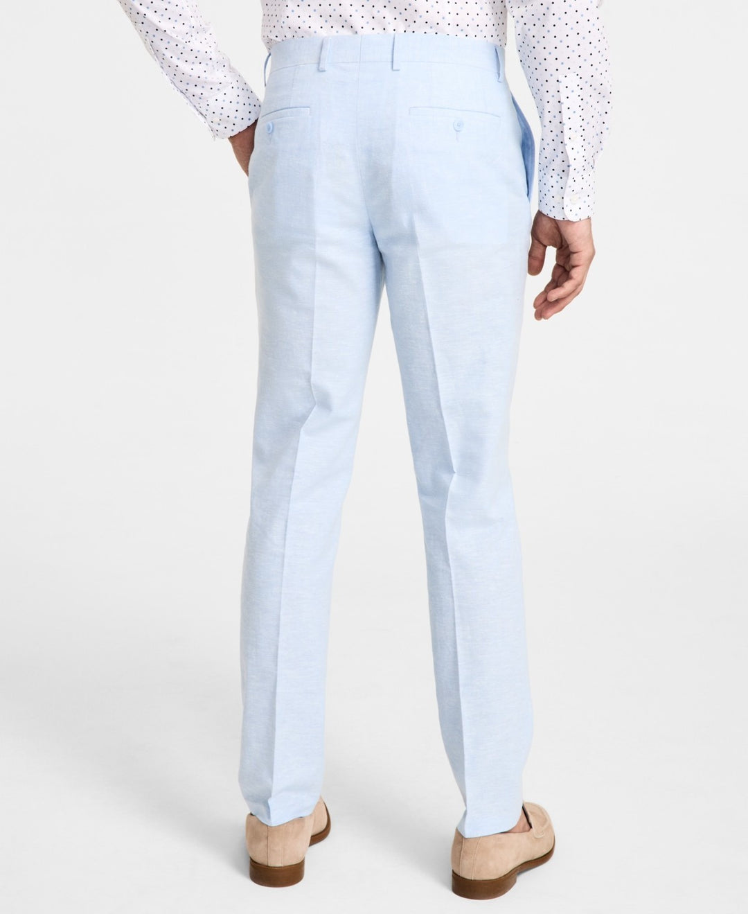 Bar III Men's Slim-Fit Linen Suit Pants MSRP $135