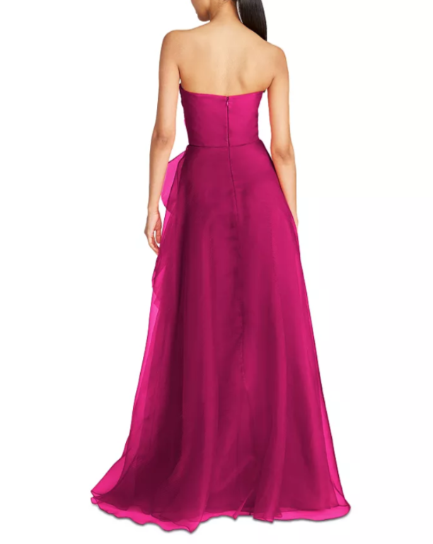 Theia Teresa Draped Gown MSRP $795