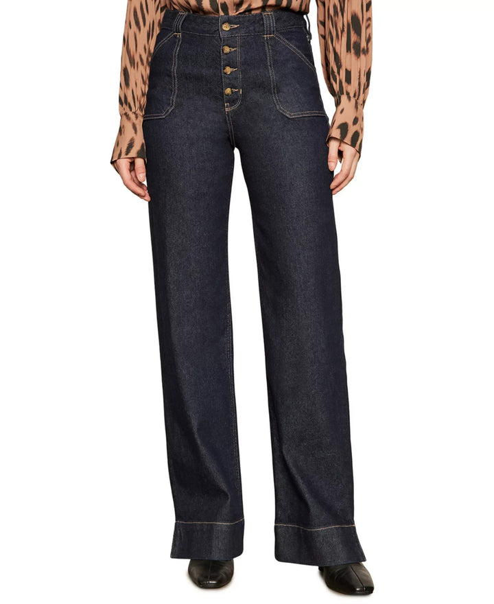 Sanctuary Women's Ekara Wide-Leg Slim Jeans MSRP $149