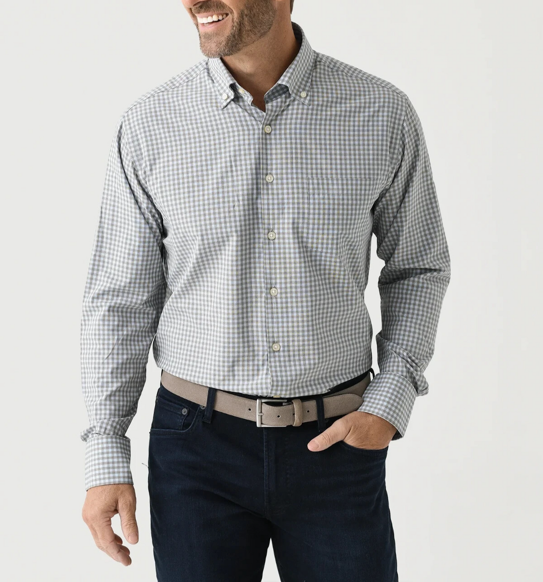 Peter Millar Crown Murray Performance Button Down Shirt MSRP $160