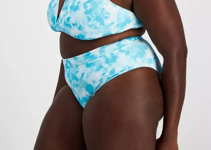 Salt + Cove Plus Size Tie-Dyed Swim Bottoms MSRP $ 29.99