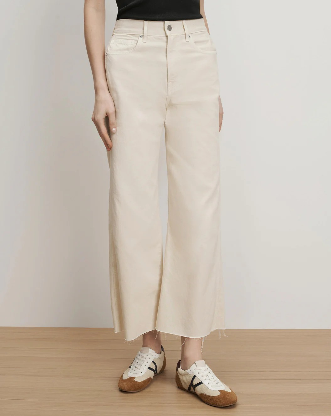 Veronica Beard Taylor Cropped Wide-Leg Jean MSRP $268