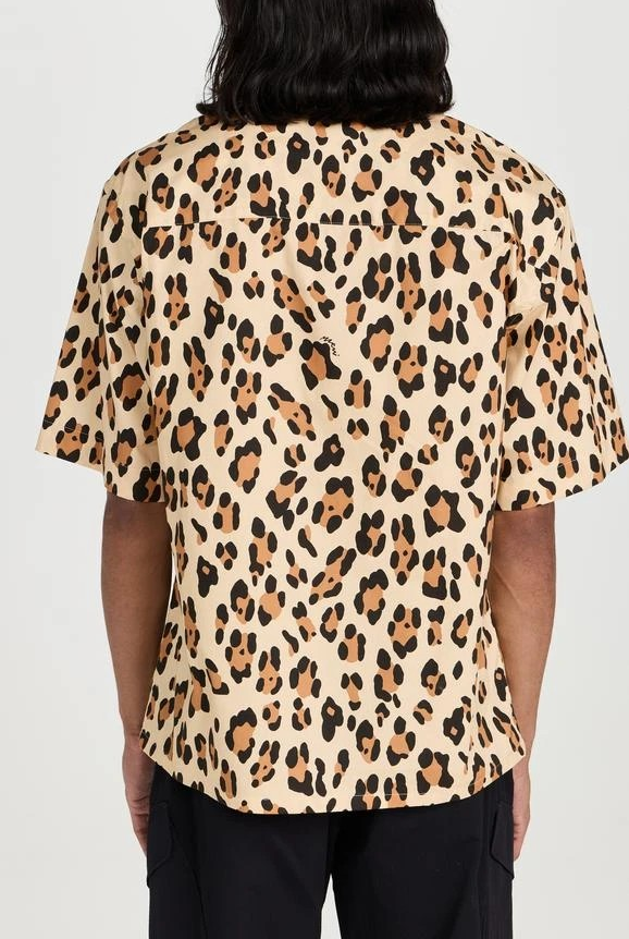 Marni Men’s Leopard Cotton Poplin Shirt MSRP $675