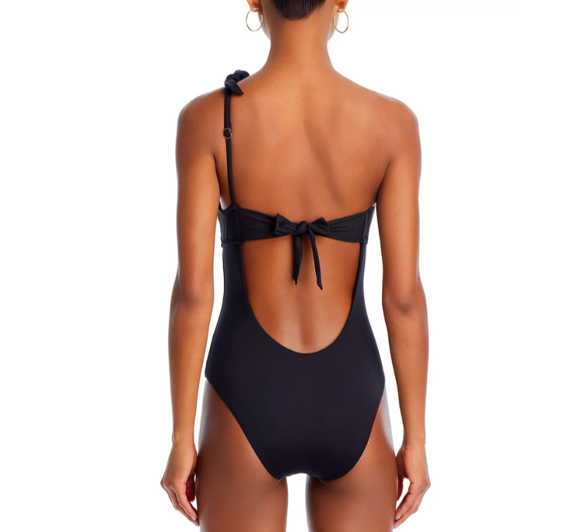 BECCA® Asymmetric Cutout One Piece Swimsuit MSRP $128
