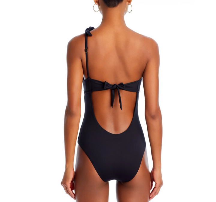 BECCA® Asymmetric Cutout One Piece Swimsuit MSRP $128