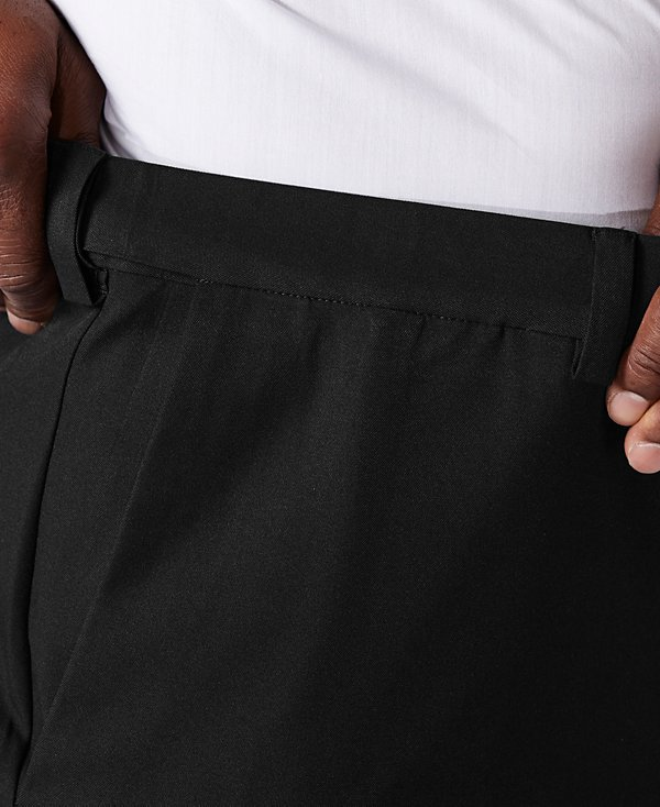 Haggar Men's Big & Tall Cool 18 Pro Classic-Fit Dress Pants MSRP $80