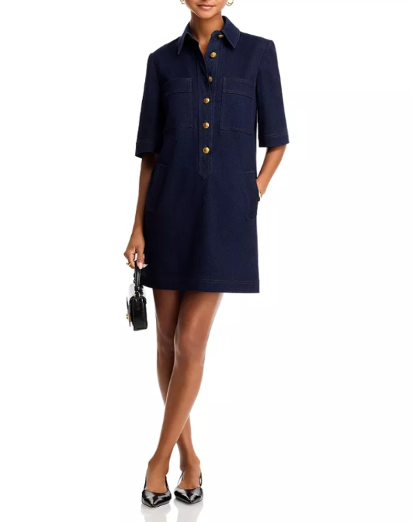 Veronica Beard Koulis Denim Dress MSRP $498